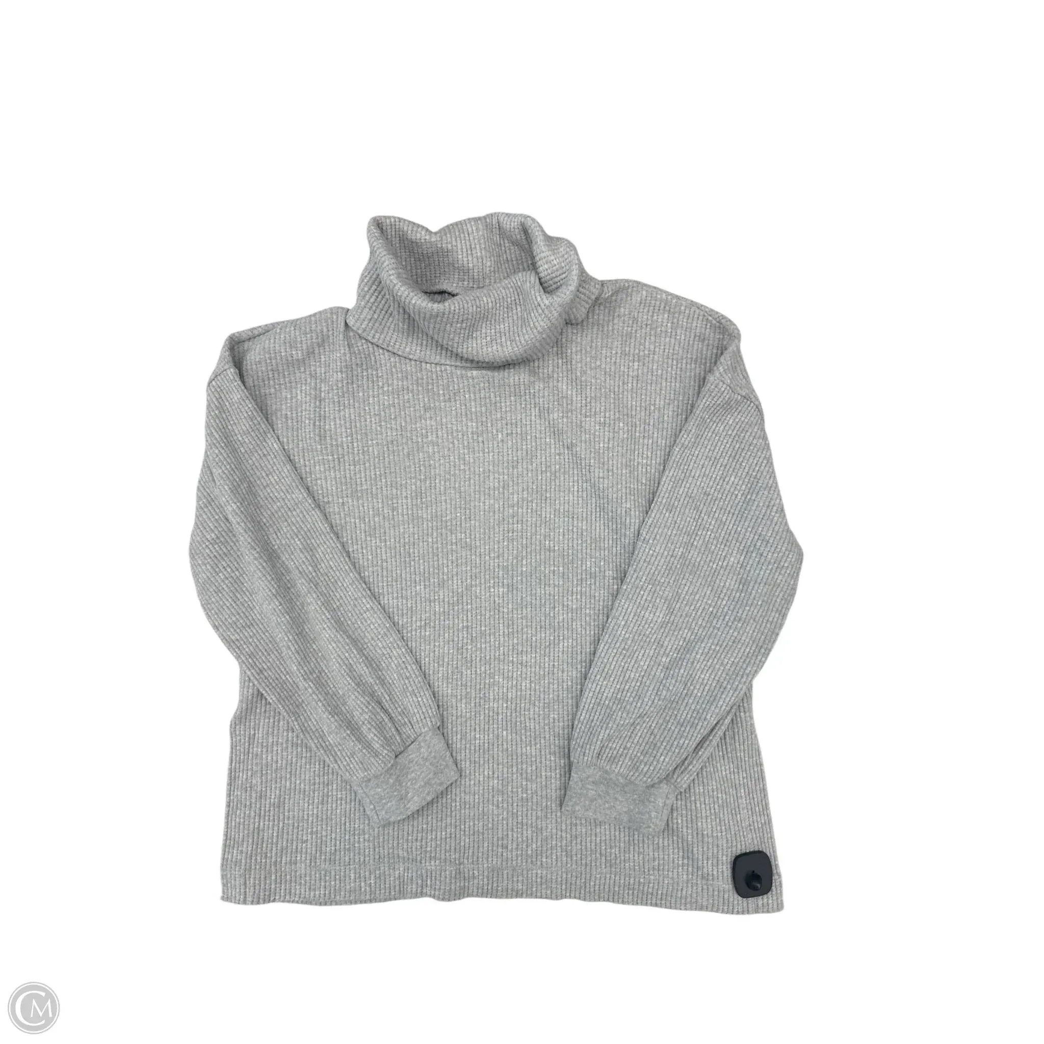 Sweatshirt Collar By Gap In Grey, Size: L Washable fabric Professional Look