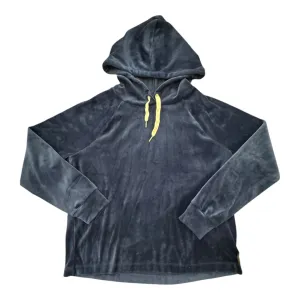 Sweatshirt Hoodie By J. Crew In Blue Velvet, Size:S Bold Fashion Rustic Ease