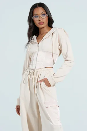 Minimal Fashion AROUND THE WORLD ZIP UP SWEATSHIRT
