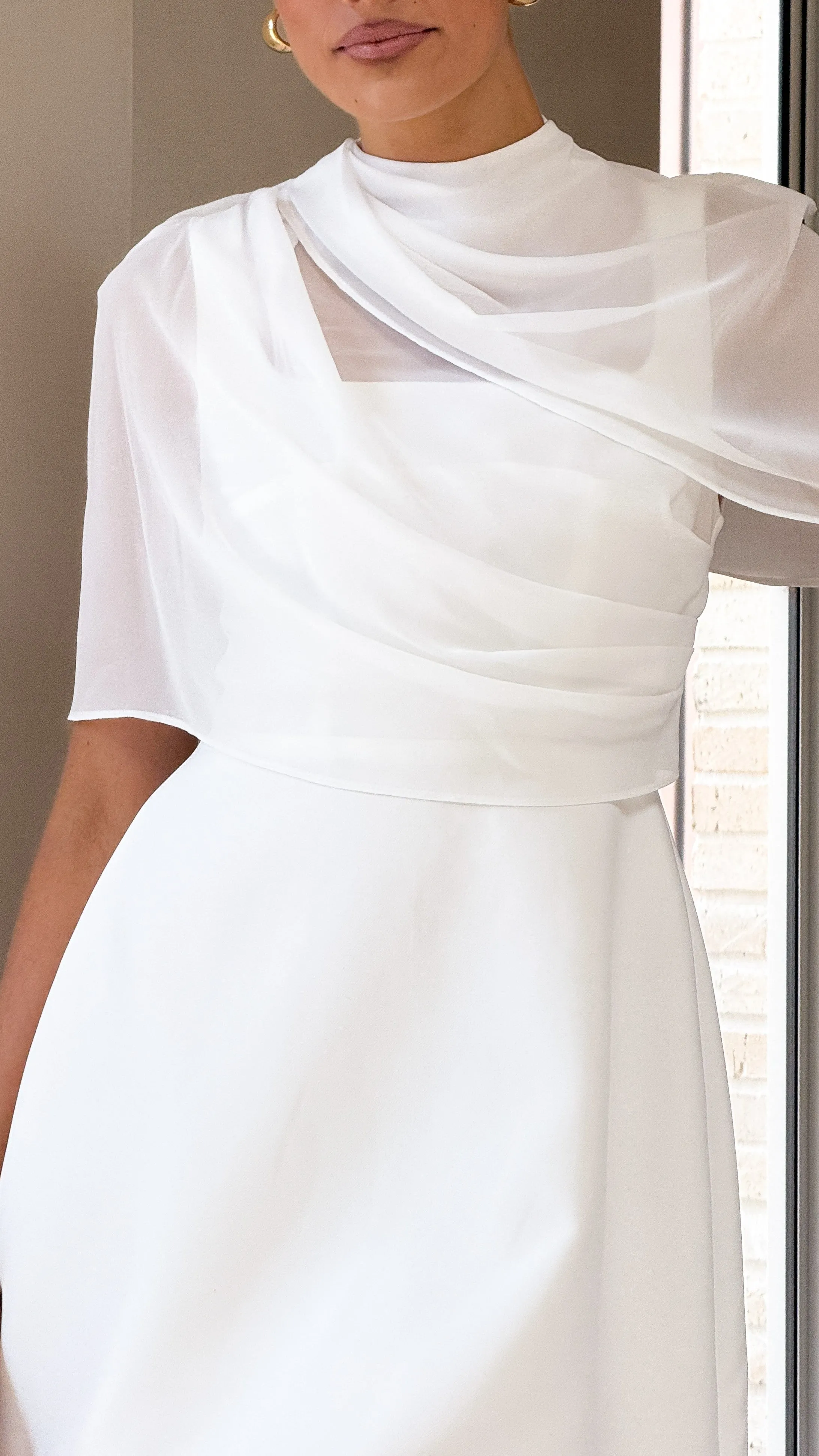 Comfort Wear Zahni Mini Dress - White