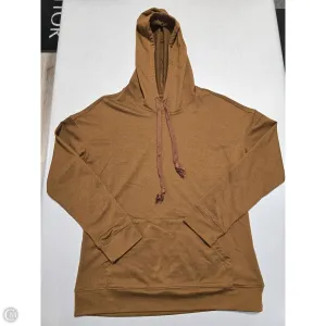 Easy Layering Sweatshirt Hoodie By Cmf In Brown, Size: S
