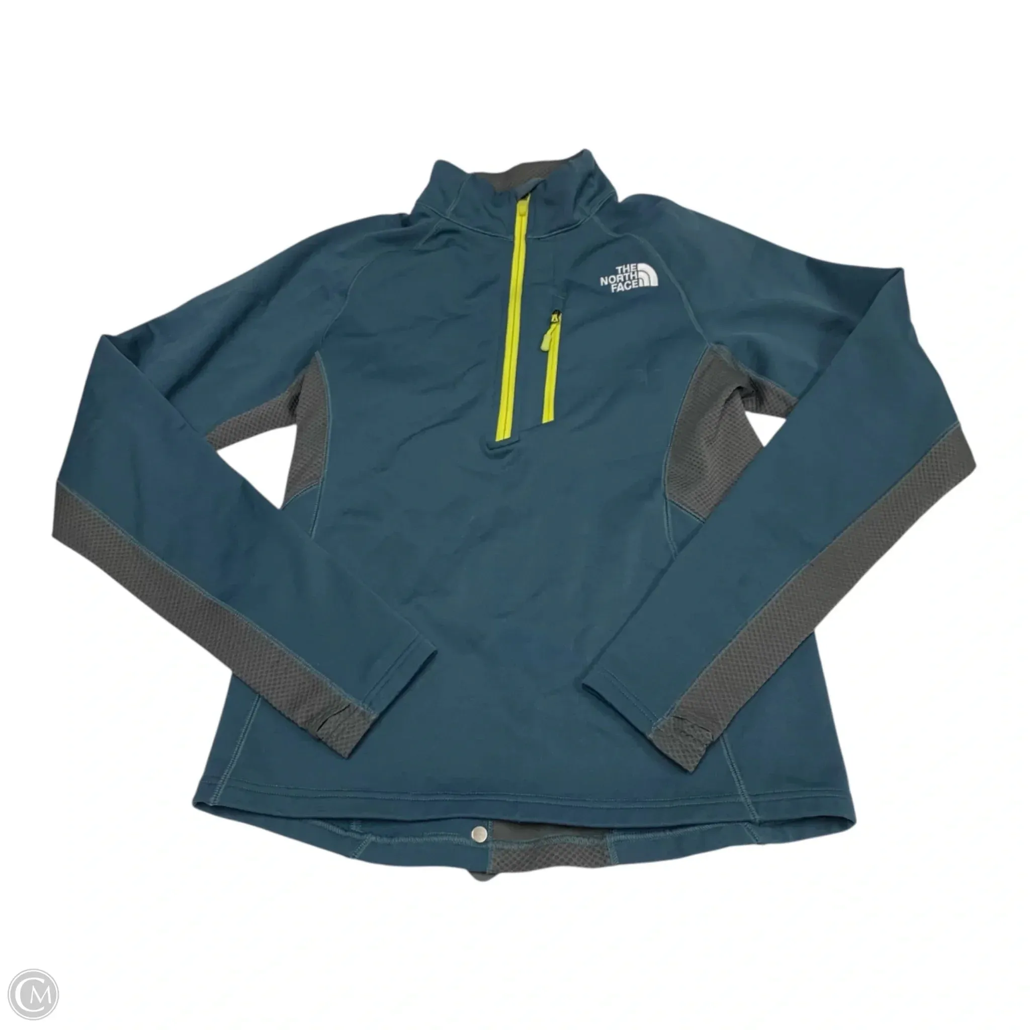 Athletic Sweatshirt Collar By The North Face In Blue, Size: S CompressionKnit