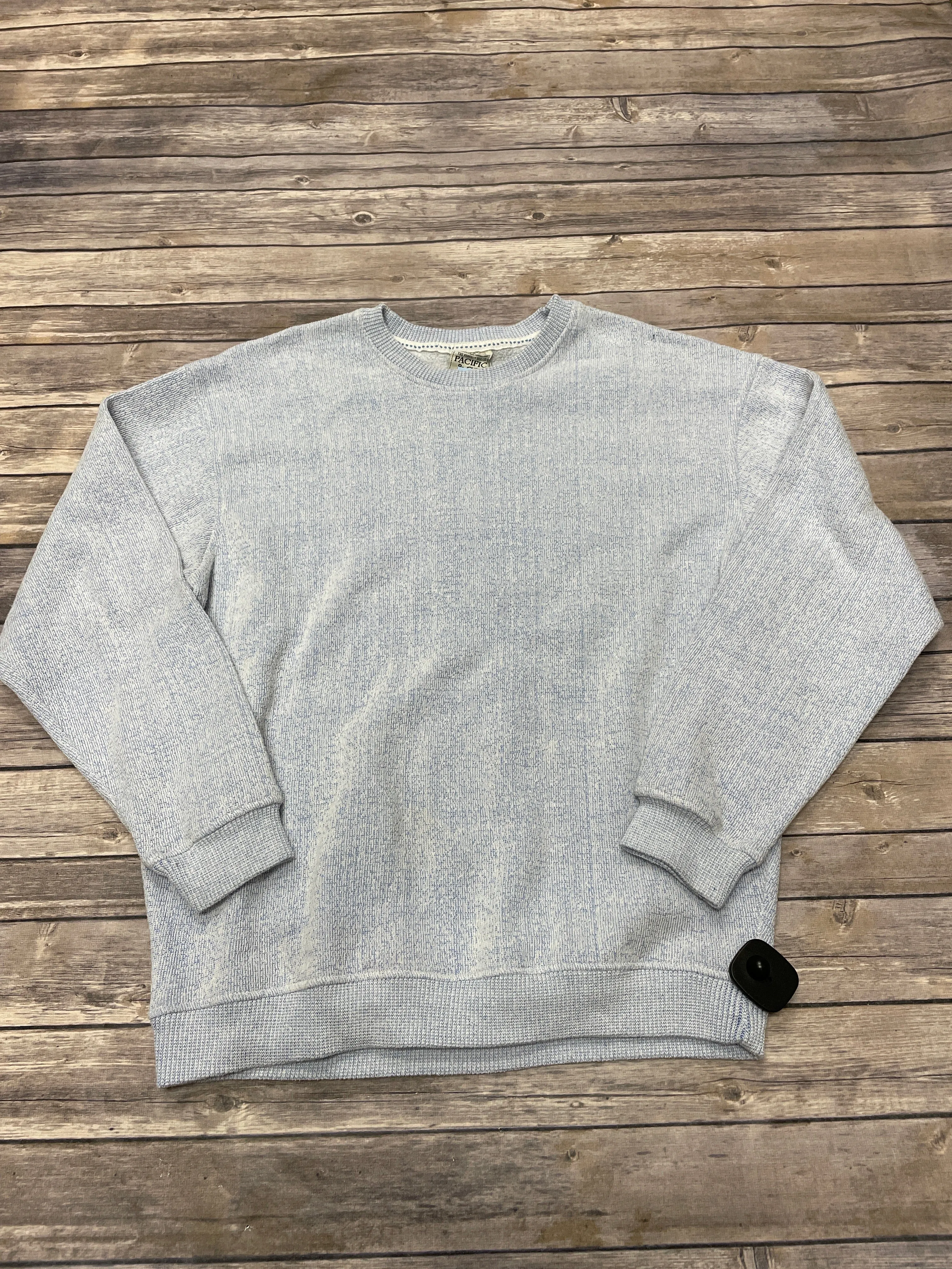 Smooth Yarn Sweatshirt Crewneck By Cme In Purple, Size: L