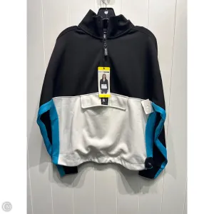 Sweatshirt Collar By Dkny In Black & Blue, Size: S Comfortable Tunic