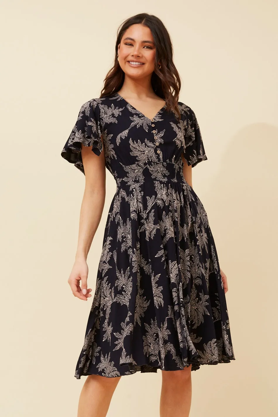 Fable Core SANDY BOTANICAL PRINT DRESS