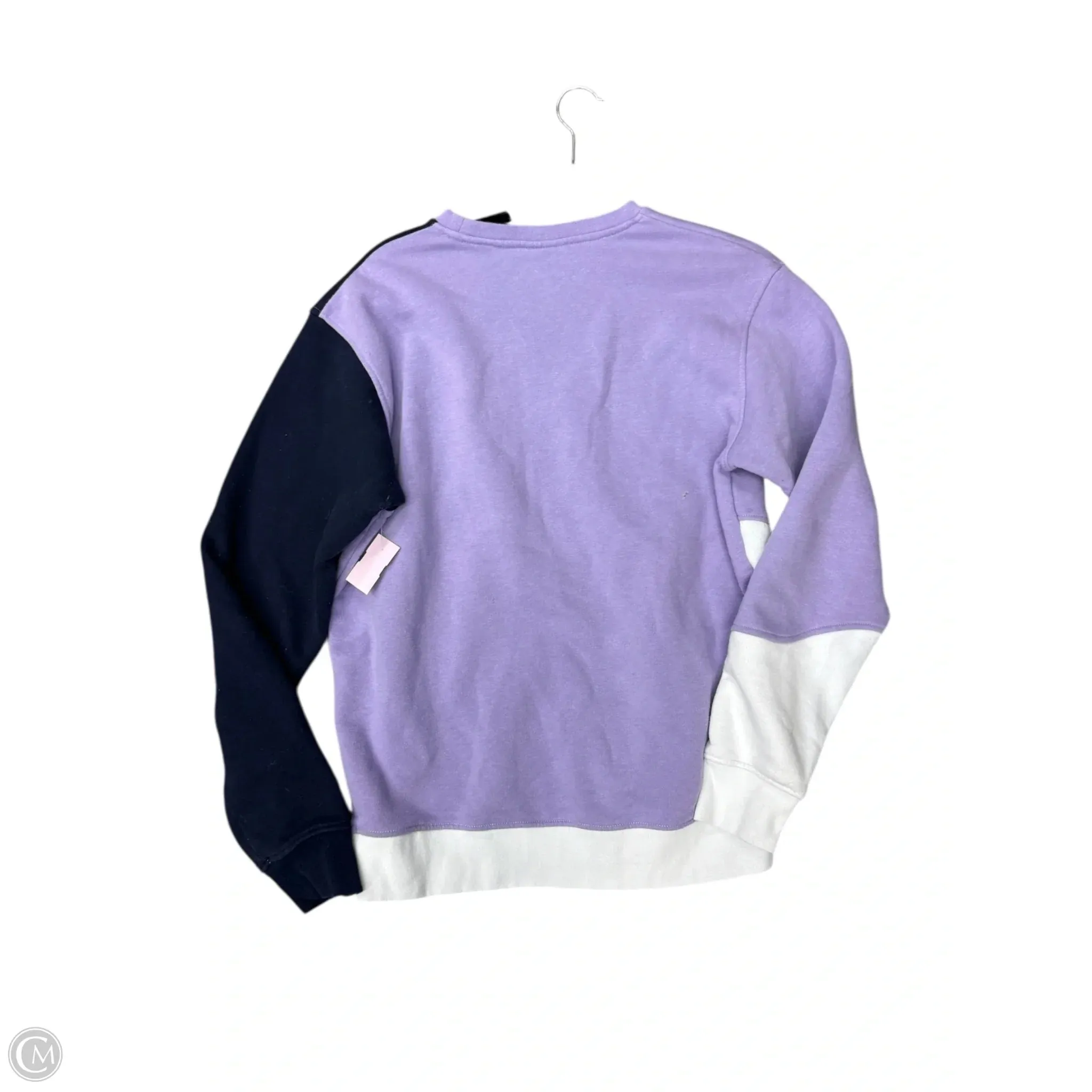 Sweatshirt Crewneck By Clothes Mentor In Blue & Purple, Size: M FlexibleNeckline SoftTouch