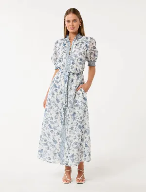 Rochelle Short Sleeve Midi Dress Airy Mood