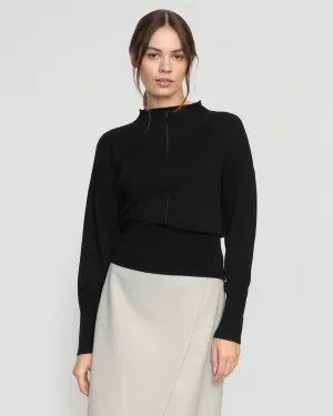 Warm Wear Effortless Warmth Jillian Pointelle Tencel-Wool Sweater