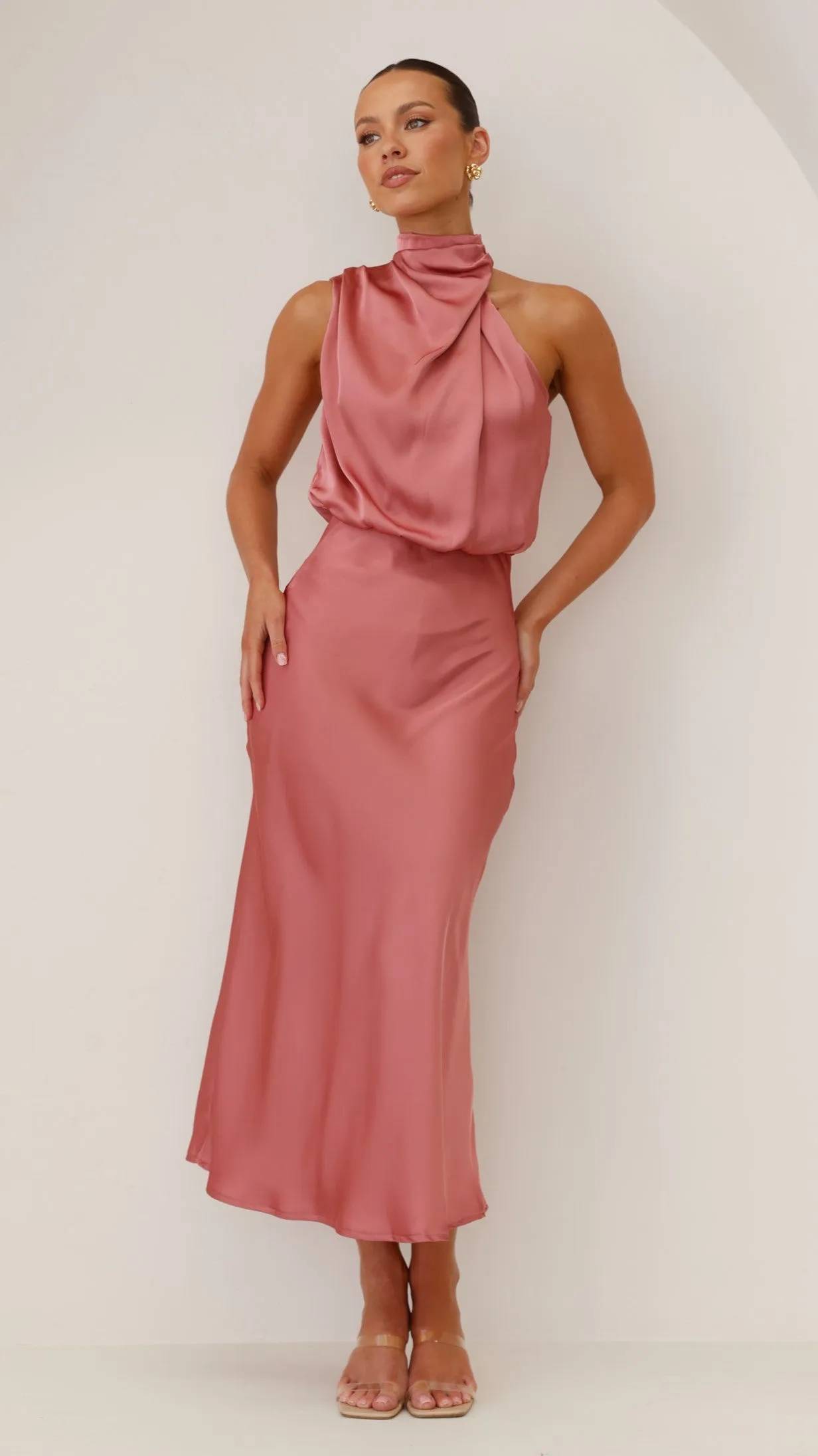 Stream Path Sand Path Esther Maxi Dress - Baked Rose