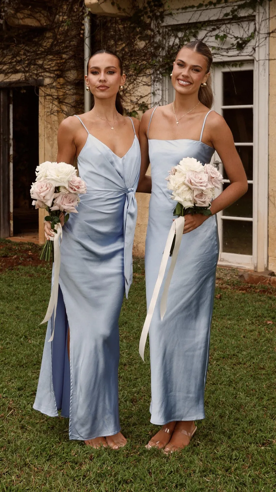 Air Glow Keira Maxi Dress - Baby Blue