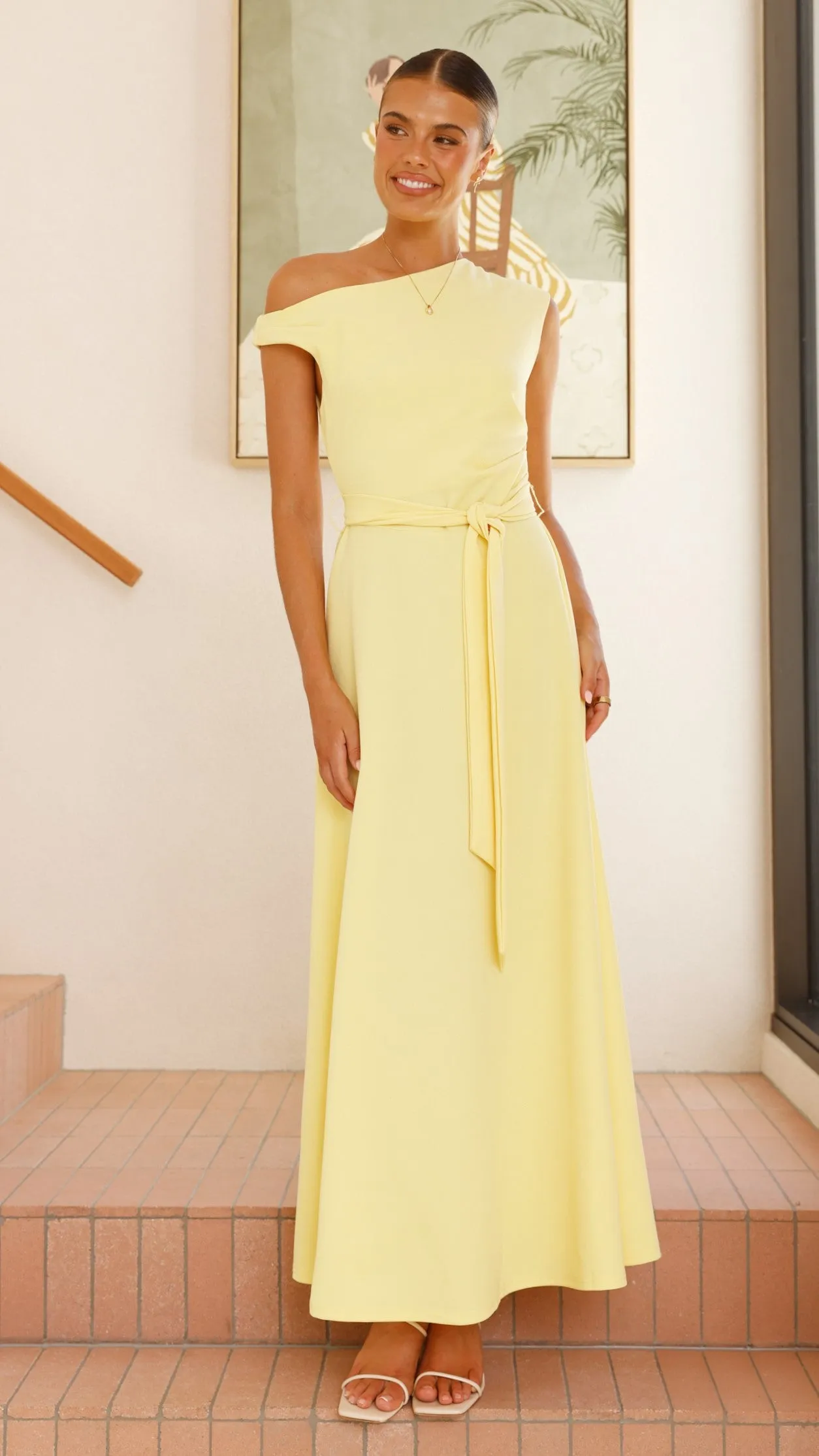 Bright and airy maxi Gemma Maxi Dress - Baby Yellow