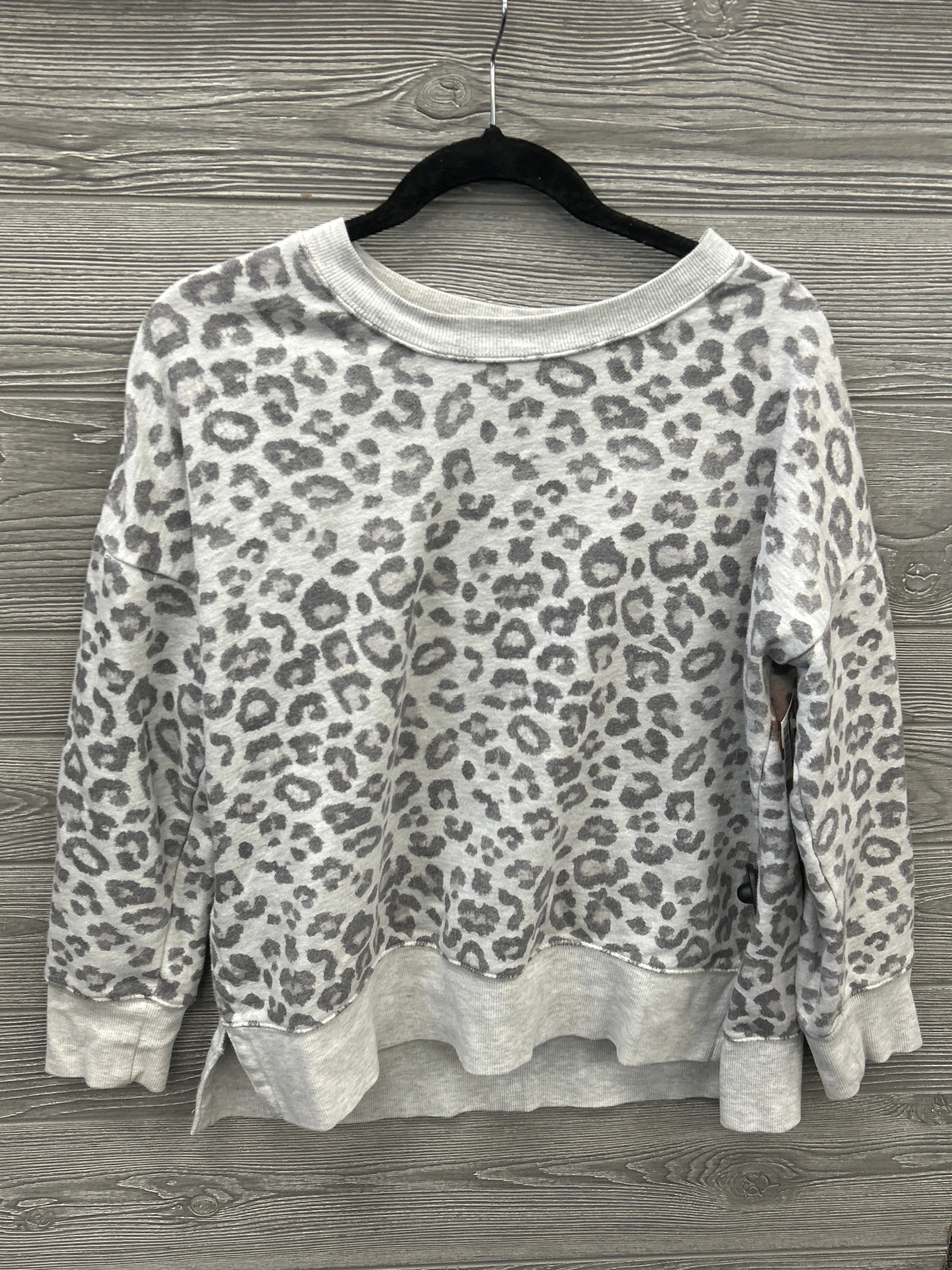 Sweatshirt Crewneck By Clothes Mentor In Grey, Size: Xl Chic Jacket Street Light