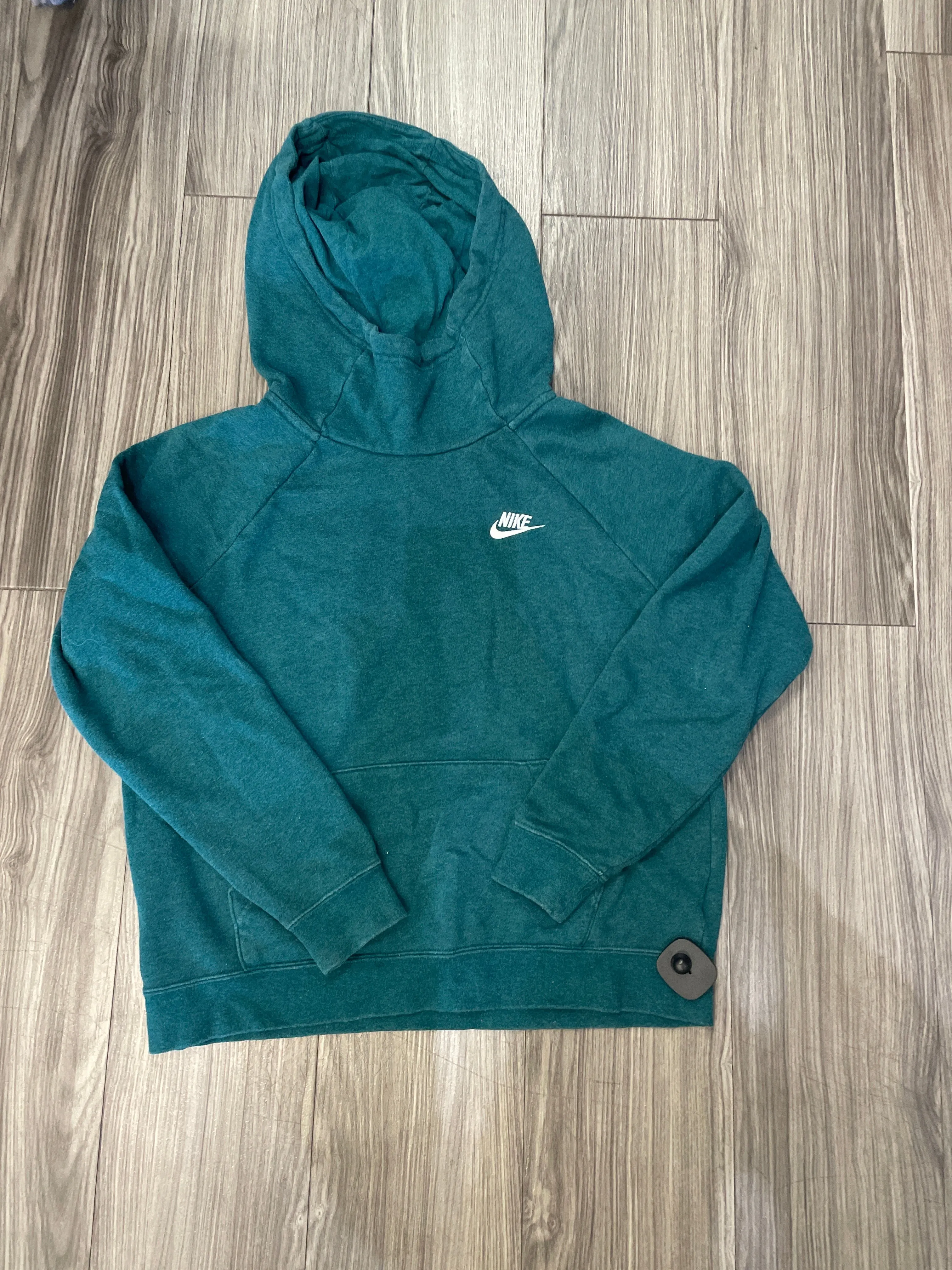 Sweatshirt Hoodie By Nike Apparel In Green, Size: M Antibacterial Treatment Breathable Lamination