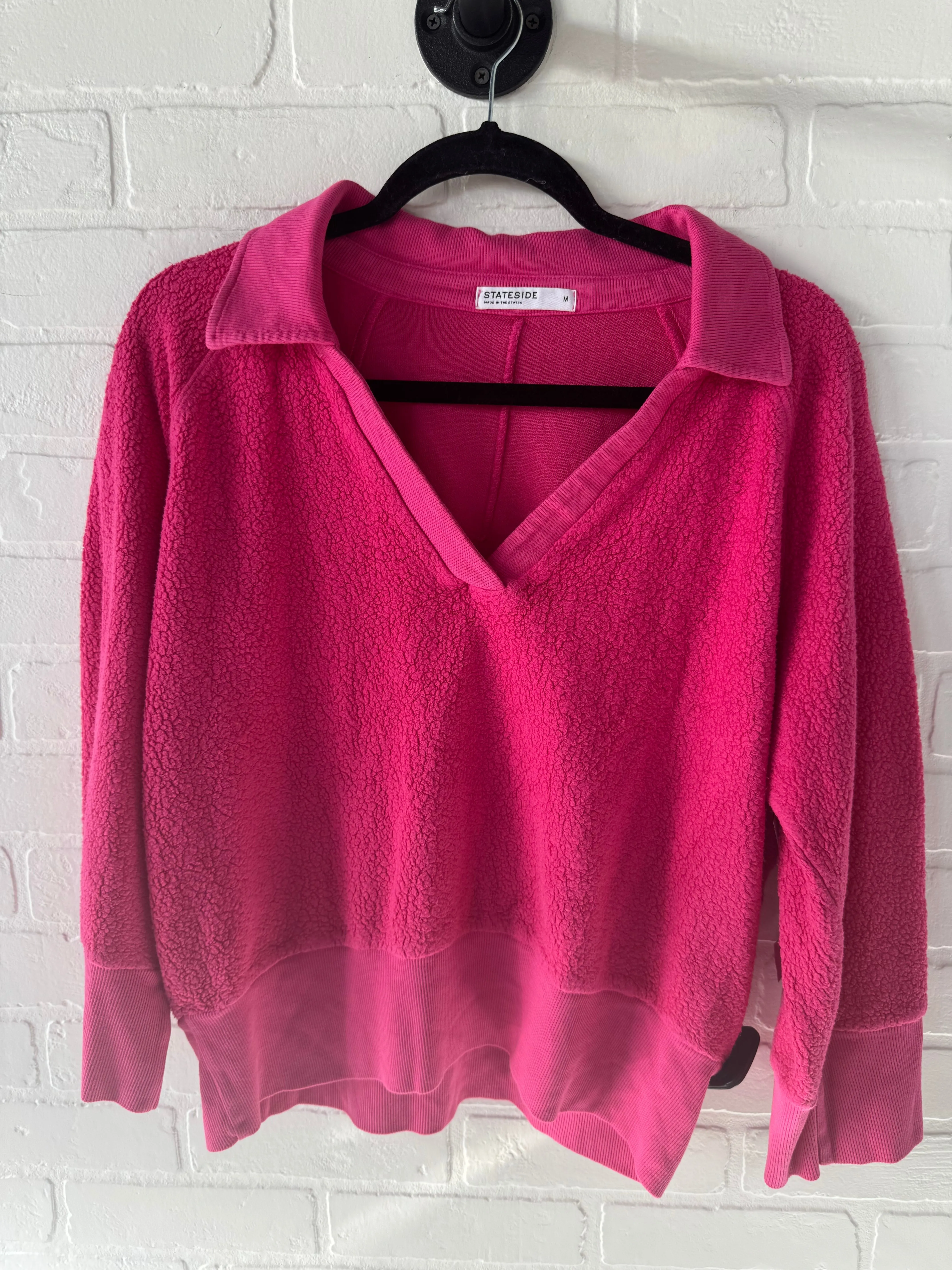 Sweatshirt Collar By Stateside In Pink, Size: M Relaxed Jeans