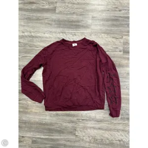 Sweatshirt Crewneck By Sundry In Maroon, Size: M Global Cool Princess Glow
