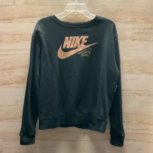 World Edge Athletic Sweatshirt Crewneck By Nike Apparel In Black, Size: M