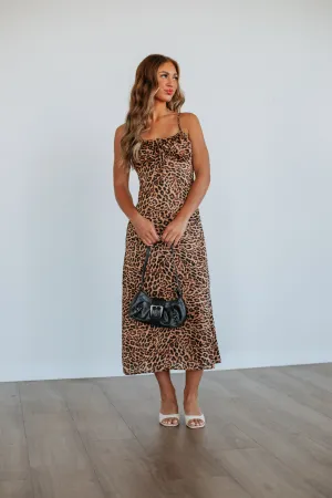 Daily Fit UV Protective Coating Jane Leopard Dress