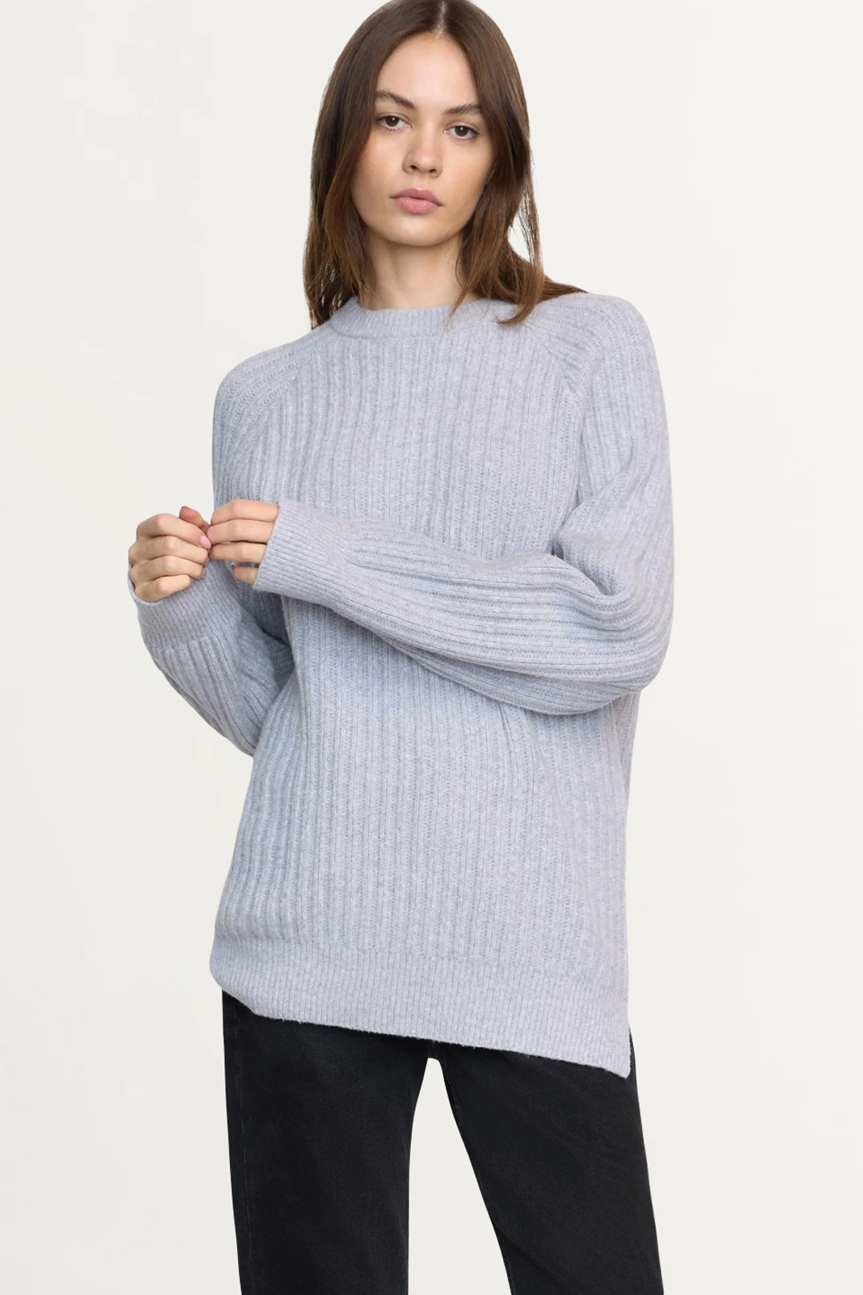 Cozy All-Day Luxury Comfort Roylene Ribbed Boyfriend Sweater