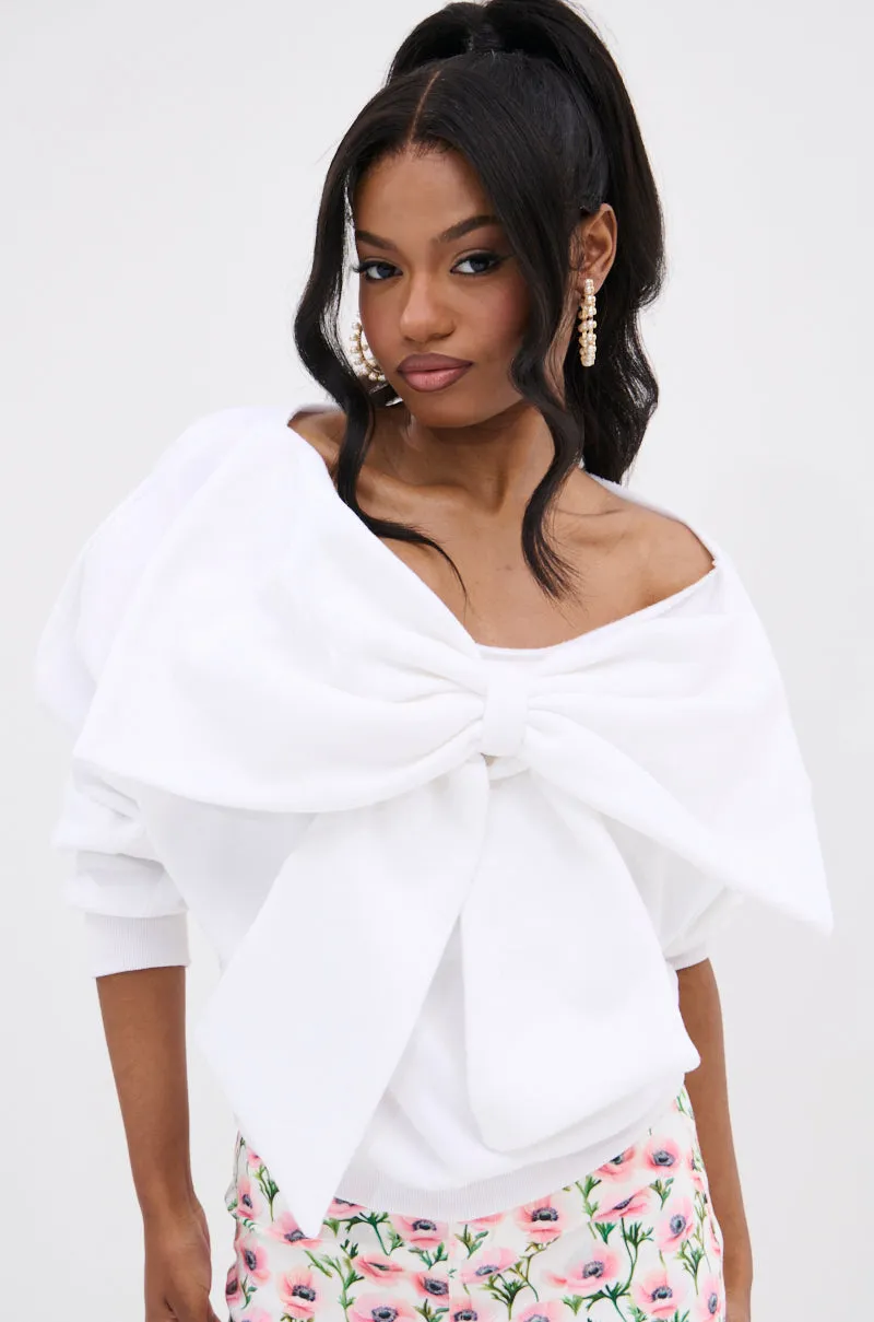 THE BEST BOW SWEATER Tailored Fit
