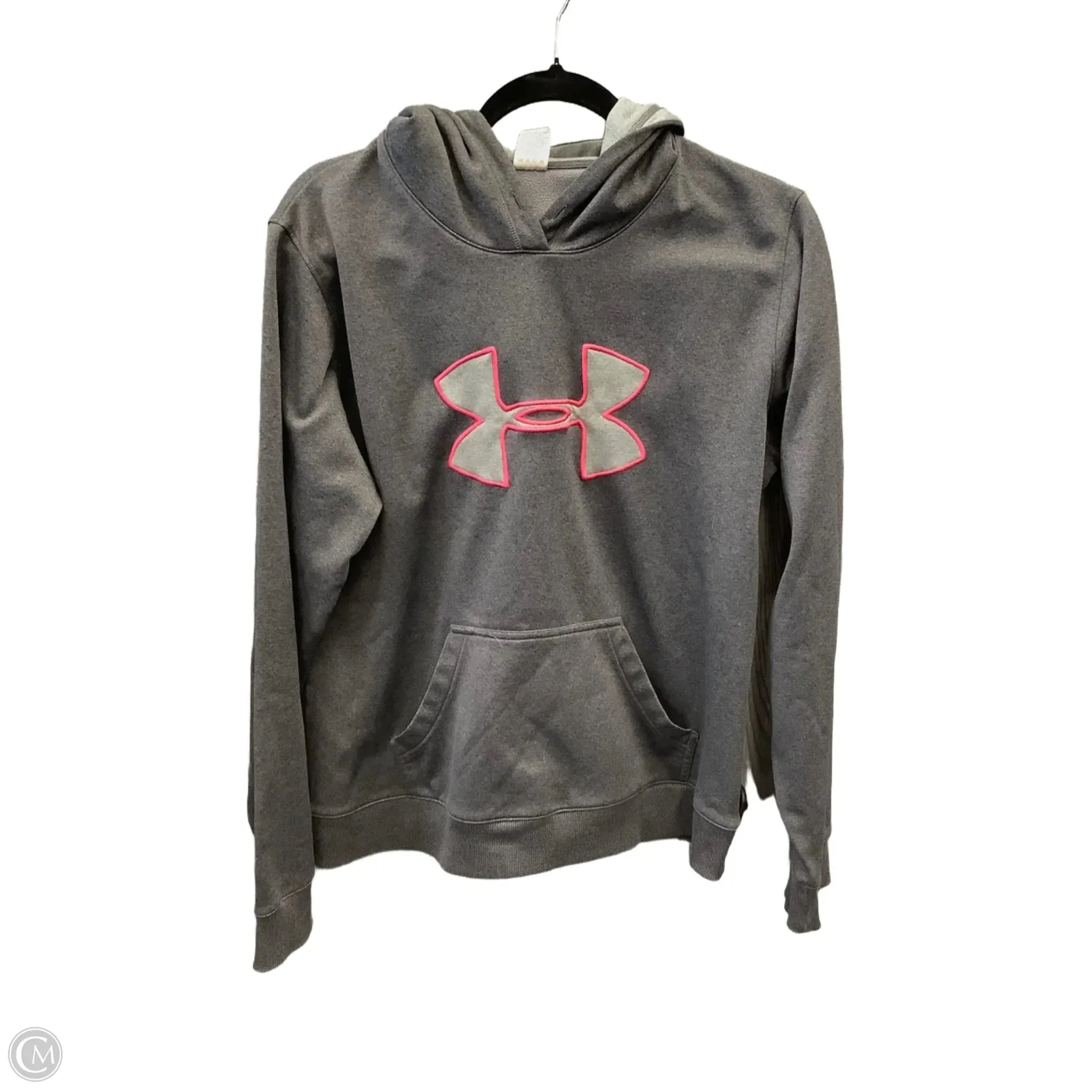 Metro Edge Breathable Fit Athletic Sweatshirt Hoodie By Under Armour In Grey, Size: L