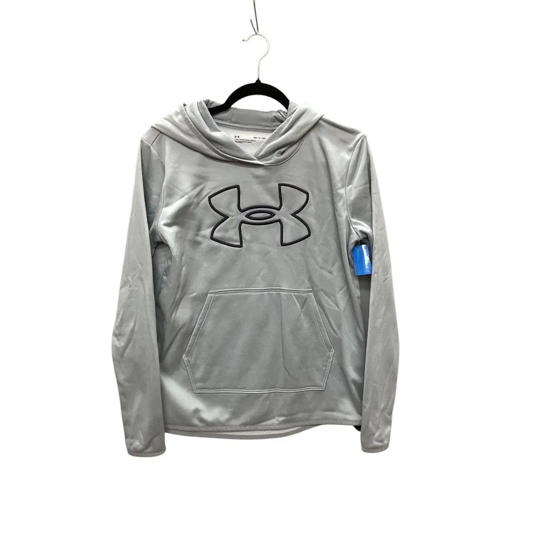 HighVisibility Trim Sweatshirt Hoodie By Under Armour In Blue, Size: S