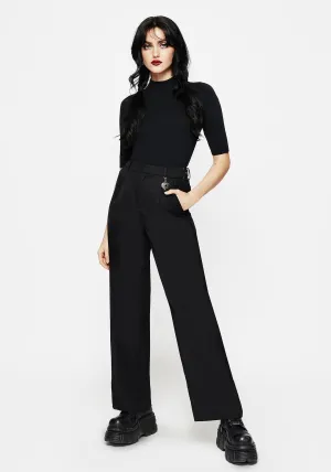 Porcia Wide Leg Tailored Trousers Water resistant coating