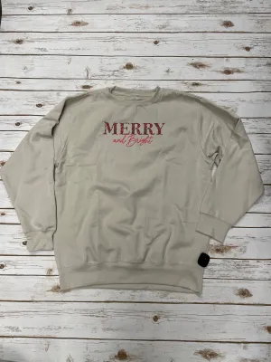 Speed Soul Comfortable Shoes Sweatshirt Crewneck By Cme In Tan, Size: 2x