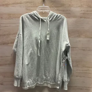 Sweatshirt Hoodie By Aerie In Grey, Size: L AntimicrobialTreatment Sheer Fit