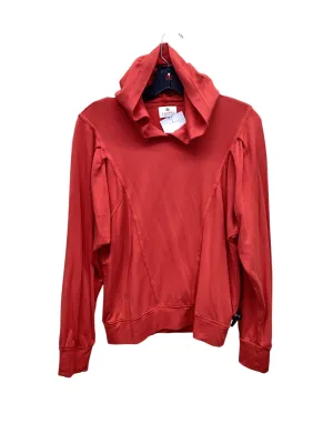 Denim style Focus Fit Sweatshirt Hoodie By Sundry In Red, Size: Xs