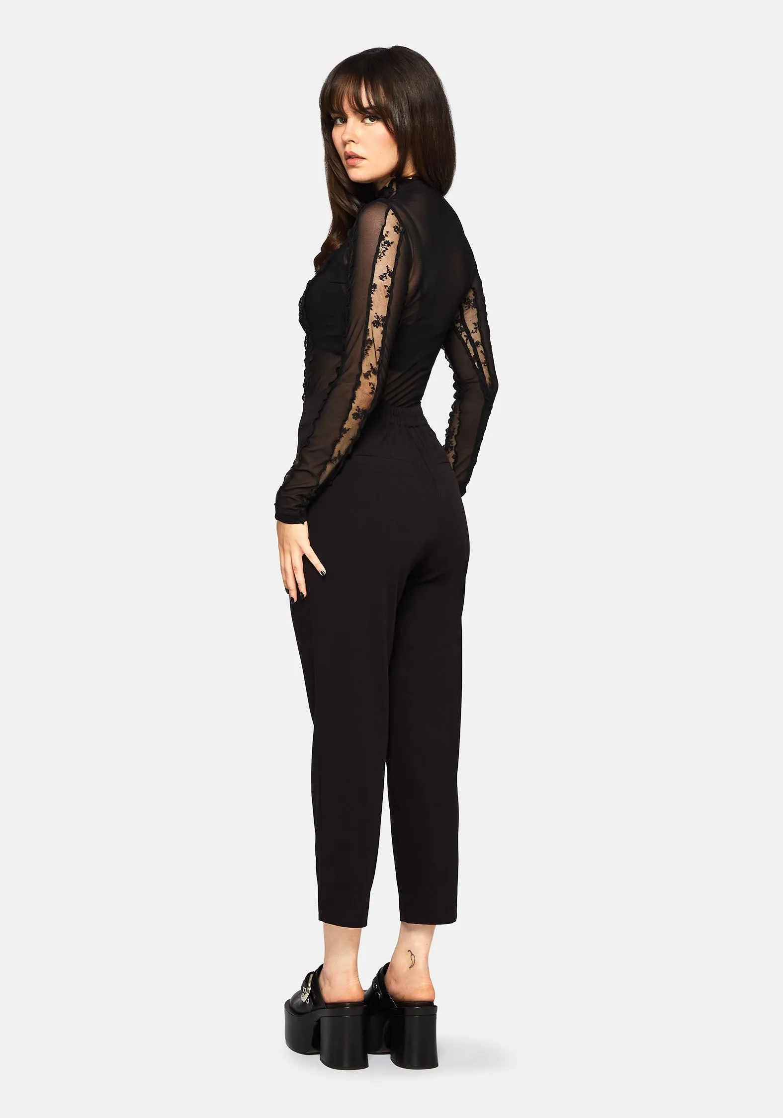 Venere Shaped Waistband Tapered Trouser Flattering Design Wear