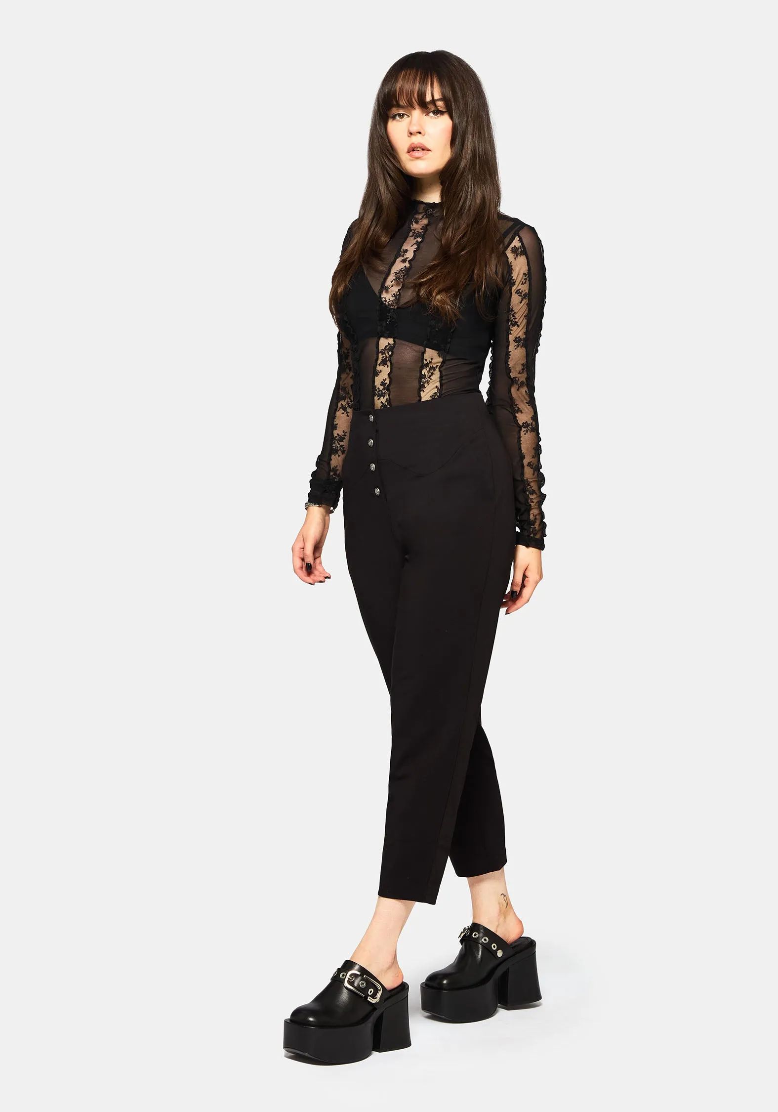 RecyclablePackaging Stretch Ready Venere Shaped Waistband Tapered Trouser