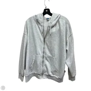 Sweatshirt Hoodie By Old Navy In Grey, Size: Xl Heavy Silk