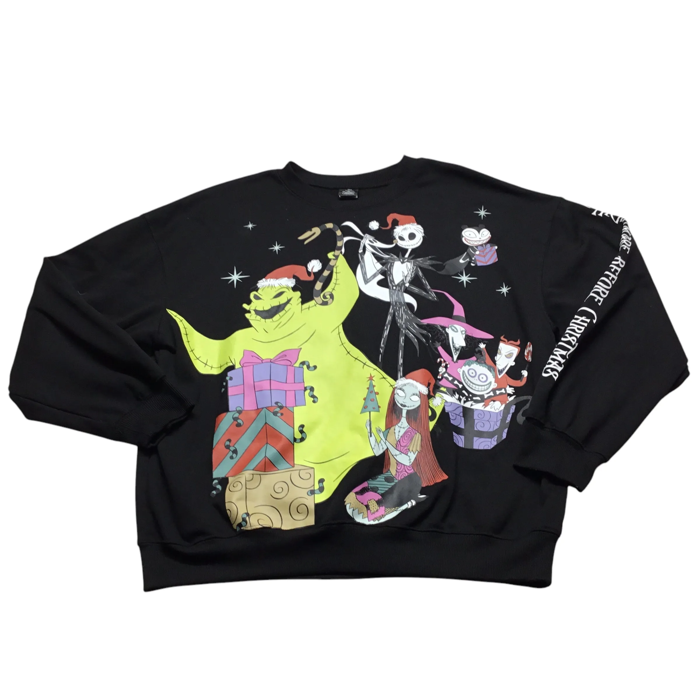 Sweatshirt Crewneck By Clothes Mentor In Black, Size: L Vision Fit