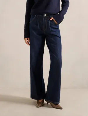 Emma Wide Leg Jeans Smooth Minimalist