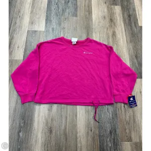 Athletic Sweatshirt Crewneck By Champion In Pink, Size: L High-Quality Fabric