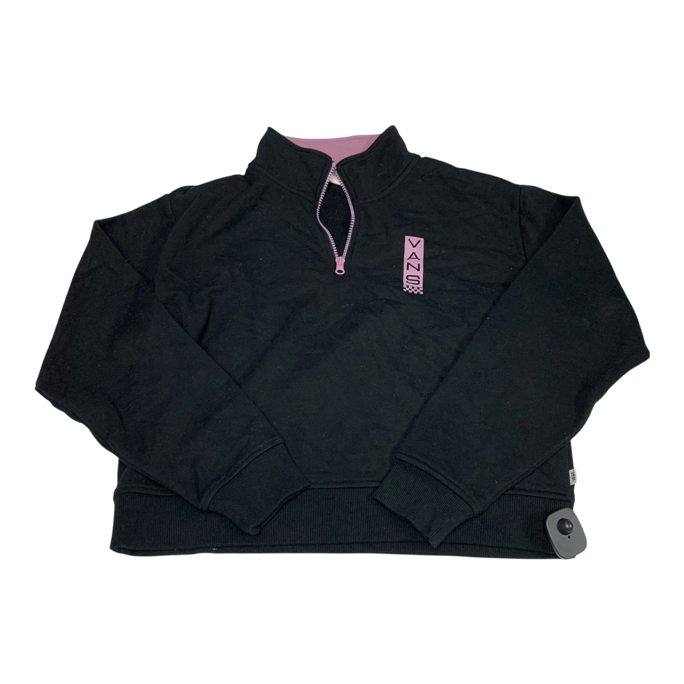 Sweatshirt Crewneck By Vans In Black, Size: M QuickAccess Pockets