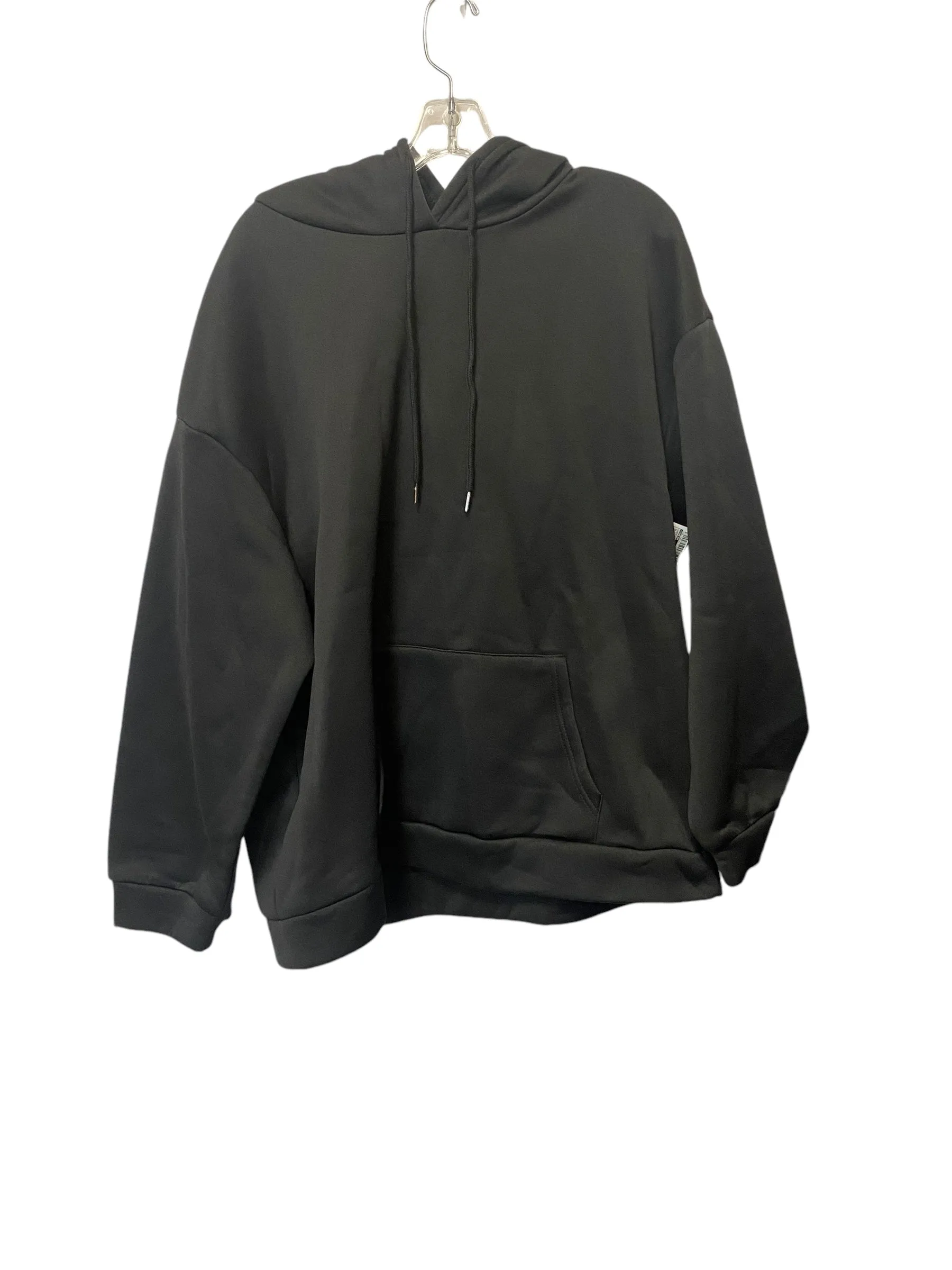 Sweatshirt Hoodie By Shein In Black, Size: 3x Rich Tone Soft Blouse