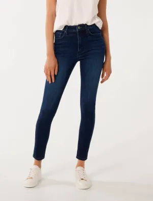 Ashley Mid-Rise Skinny Jeans Artist Vibe Everyday Abrasion Resistance
