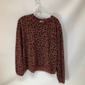 Sweatshirt Crewneck By Sundry In Animal Print, Size: Xs Design Edge ConvertibleStyle