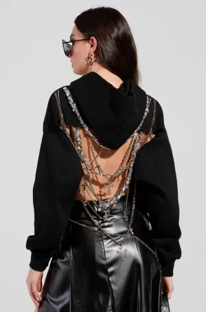 Cozy Look non hooded CHAINS FOR YOU HOODIE