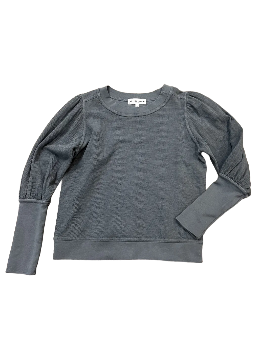 Sweatshirt Crewneck Designer By Apiece Apart Size: S LayeredNeckline