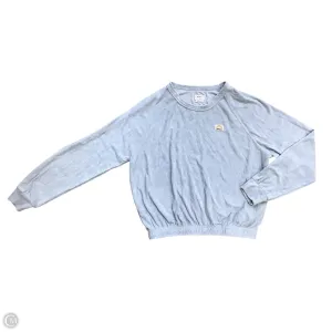 Parisian Chic Ergonomic Pattern Sweatshirt Crewneck By Cmc In Blue, Size: L