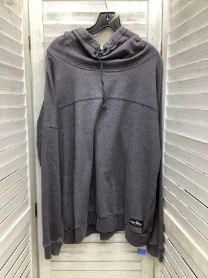 Layered Skirt Sweatshirt Collar By Simply Southern In Grey, Size: Xl