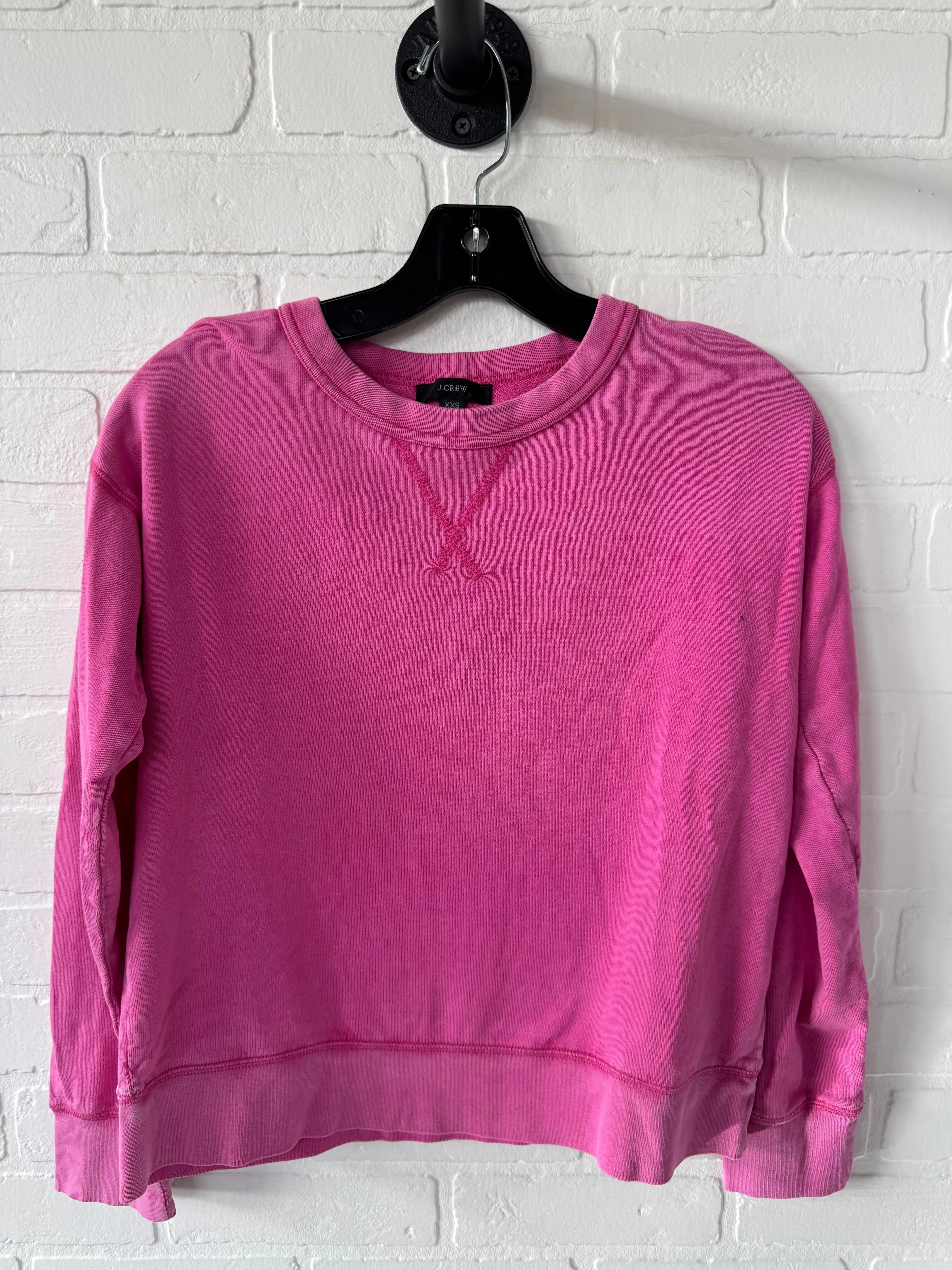Sweatshirt Crewneck By J. Crew In Pink, Size: Xxs Comfortable fit