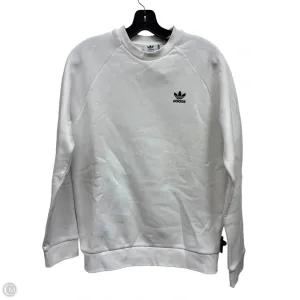Athletic Sweatshirt Crewneck By Adidas In White, Size: S CrossBackStructure lightweight pants