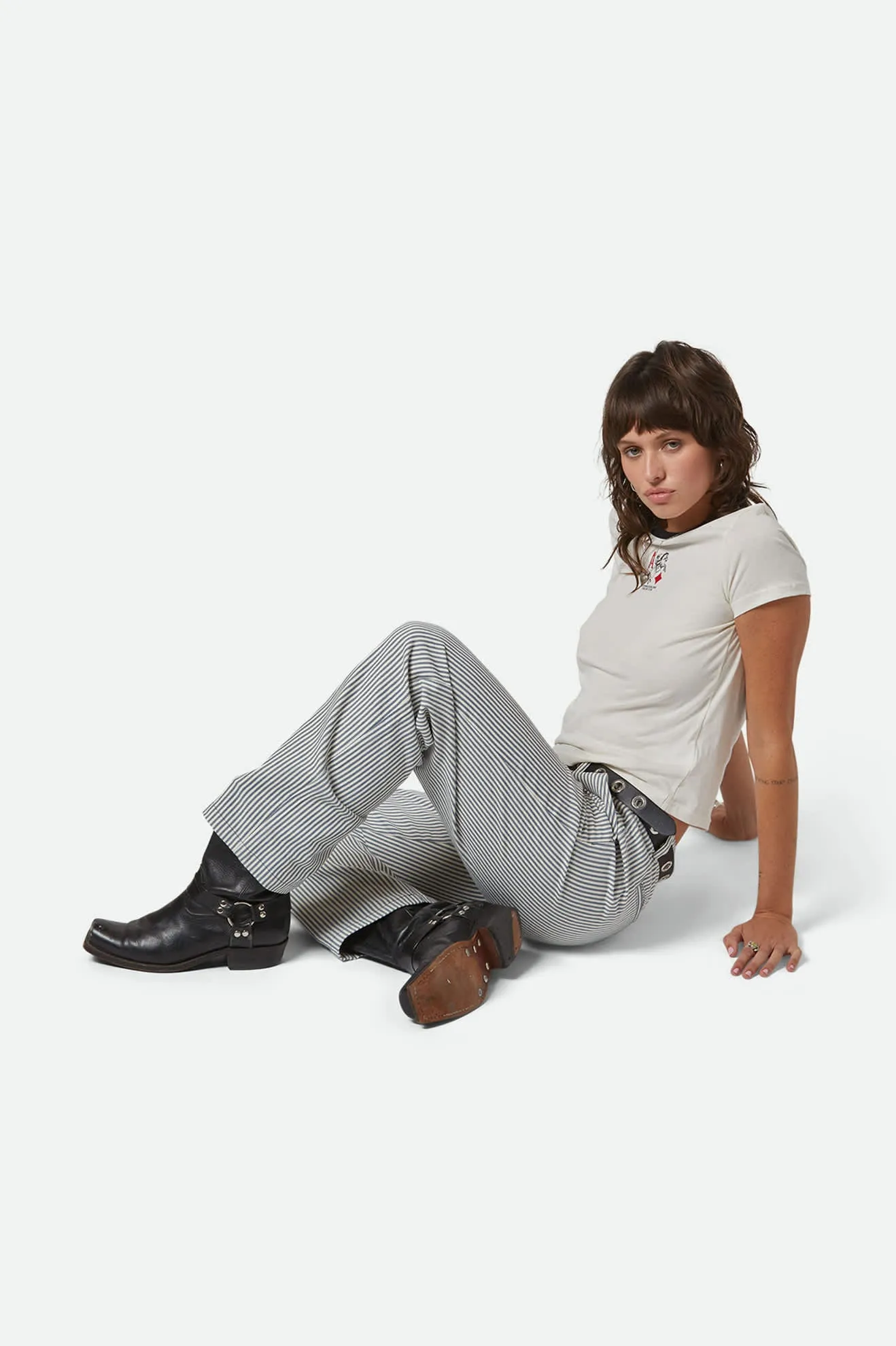 Bedford Pant - Azure Blue Pinstripe Urban Edge Sporty Design