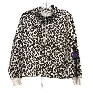 Athletic Sweatshirt Collar By Old Navy In Animal Print, Size:M Stretch Fit