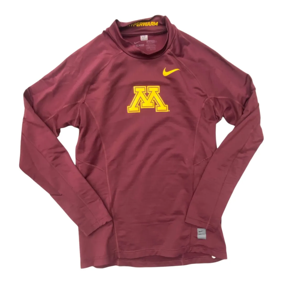 Athletic Sweatshirt Hoodie By Nike In Grey, Size:L TemperatureRegulating