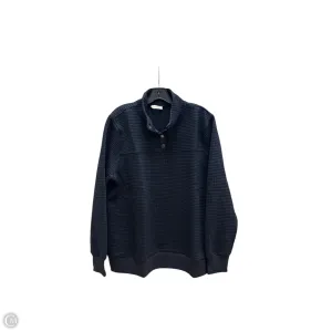 FlexFitTechnology Sweatshirt Crewneck By Doe & Rae In Navy, Size: 1x