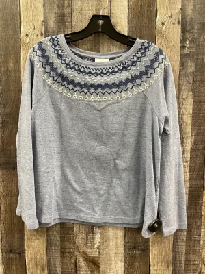 Sweatshirt Crewneck By J. Jill In Blue, Size: Sp Road Look